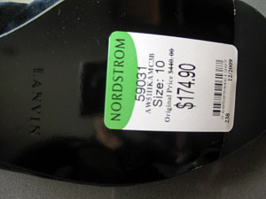 Post image for Removing Shoe Sale Price Stickers – Why So Difficult?